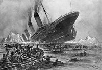 Titanic (Dessin de Willy Stöwer - source : Wikipedia)