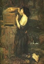 La boîte de Pandore (peinture de J.W. Waterhouse - 1896)